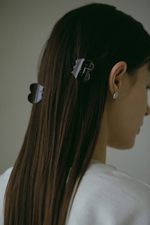 heyep×MANOF Matte Heart Hair Clips