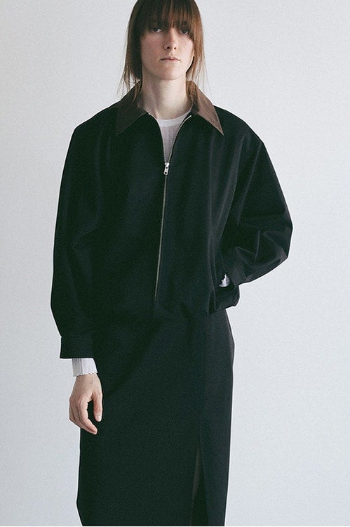 COTTON ZIP BLOUSON