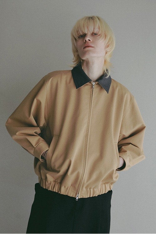 COTTON ZIP BLOUSON