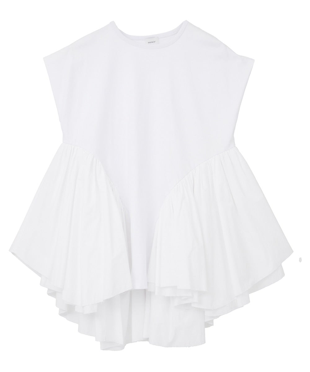 トップス MANOF DOCKING PEPLUM TOPS DOCKING PEPLUM CUT TOPS｜TOPS(トップス)｜MANOF OFFICIAL ONLINE STORE