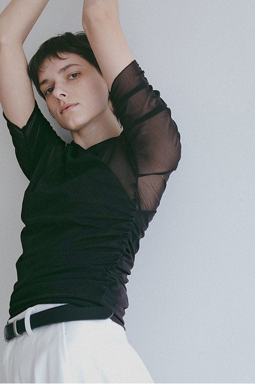 CACHECOEUR TULLE TOPS