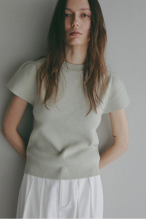 MINI CUP PUFF KNIT TOPS