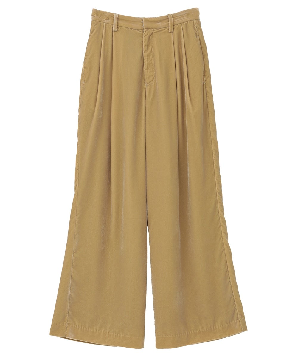 VELVET WIDE PANTS｜SKIRT / PANTS(スカート/パンツ)｜MANOF OFFICIAL
