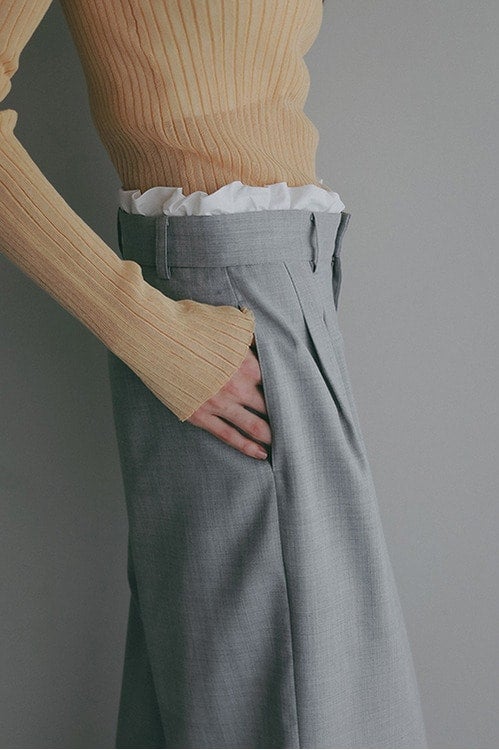 WAIST FRILL 2WAY PANTS