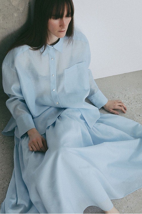 SHEER 2WAY OVER SHIRT