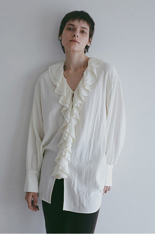 RAFFLE COLLAR SHIRT