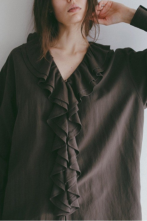 RAFFLE COLLAR SHIRT