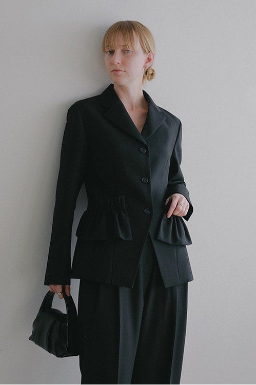 RUFFLE POCKET JACKET