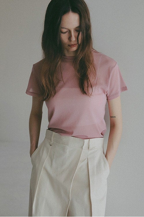 BASIC TULLE T-SHIRT
