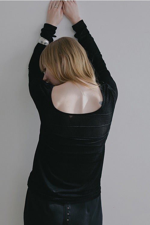 SHEER VELOUR TOPS