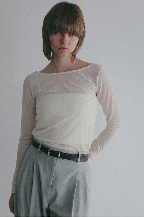 SHEER VELOUR TOPS