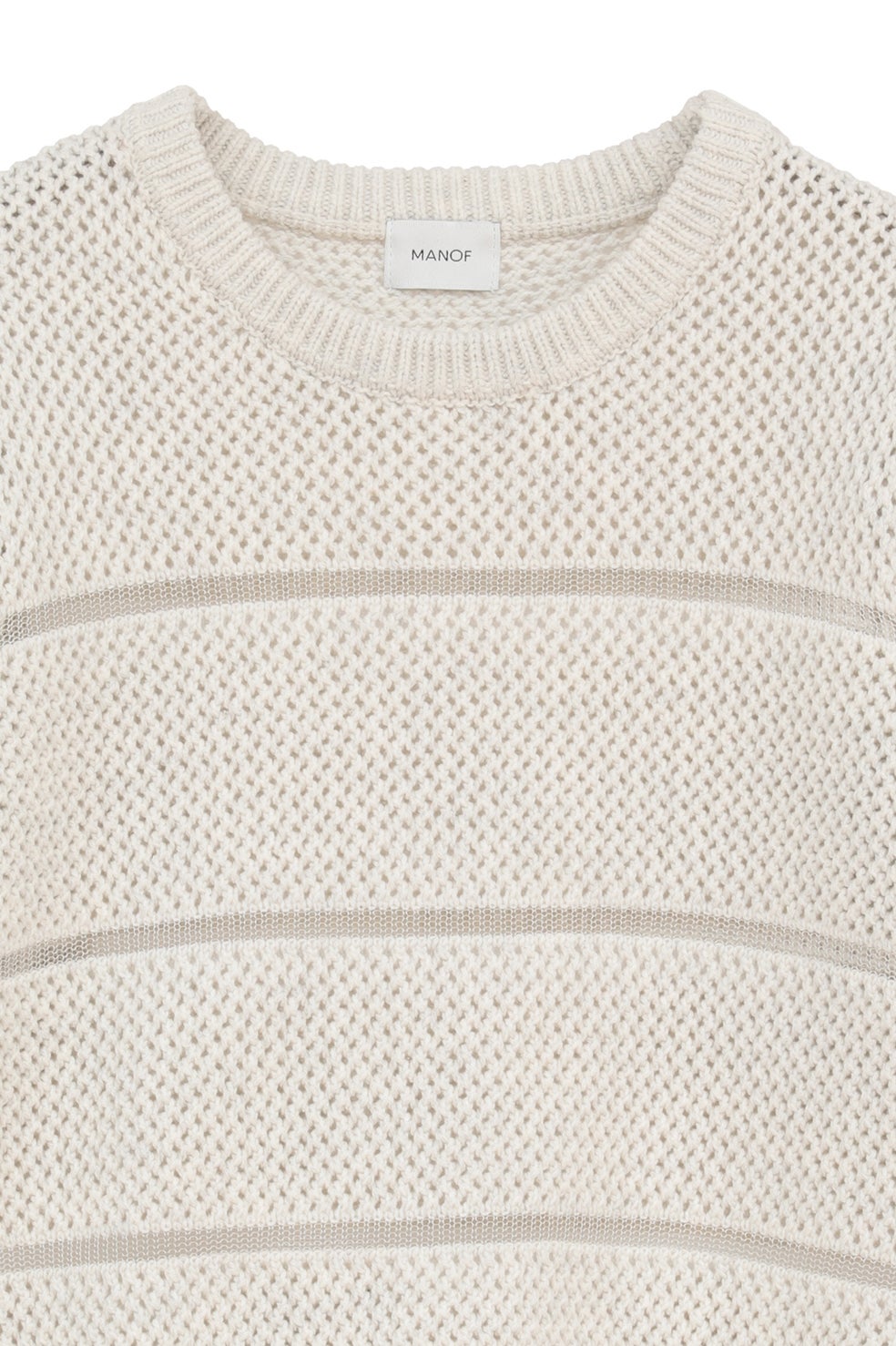 OPENWORK KNIT SHORT TOPS｜TOPS(トップス)｜MANOF OFFICIAL ONLINE STORE