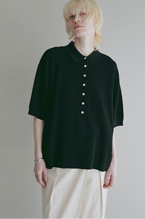 LOOSE POLO KNIT
