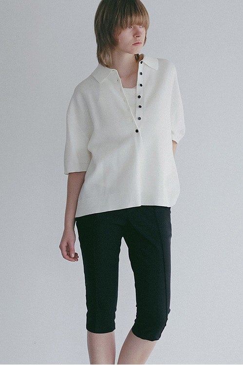 LOOSE POLO KNIT