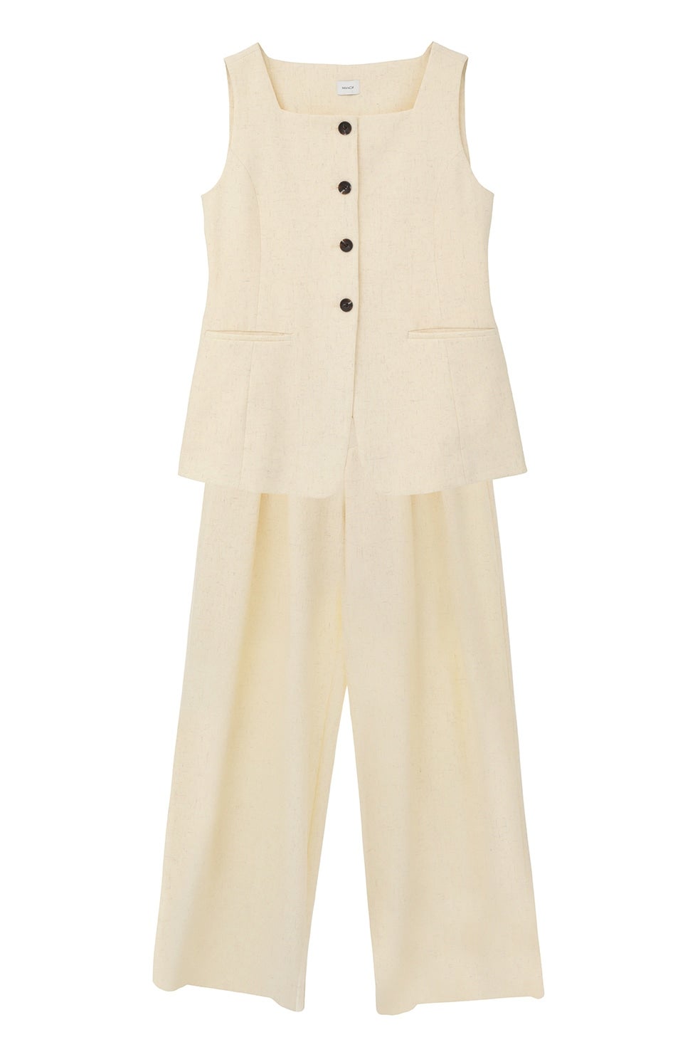 SQUARE NECK GILET SET UP｜DRESS(ドレス)｜MANOF OFFICIAL ONLINE STORE