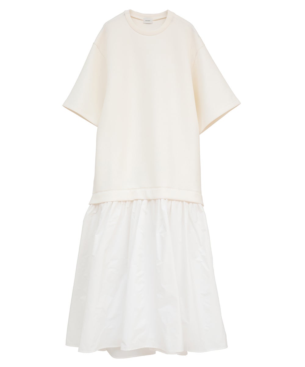 DOUBLE KNIT DOCKING ONE PIECE｜DRESS(ドレス)｜MANOF OFFICIAL