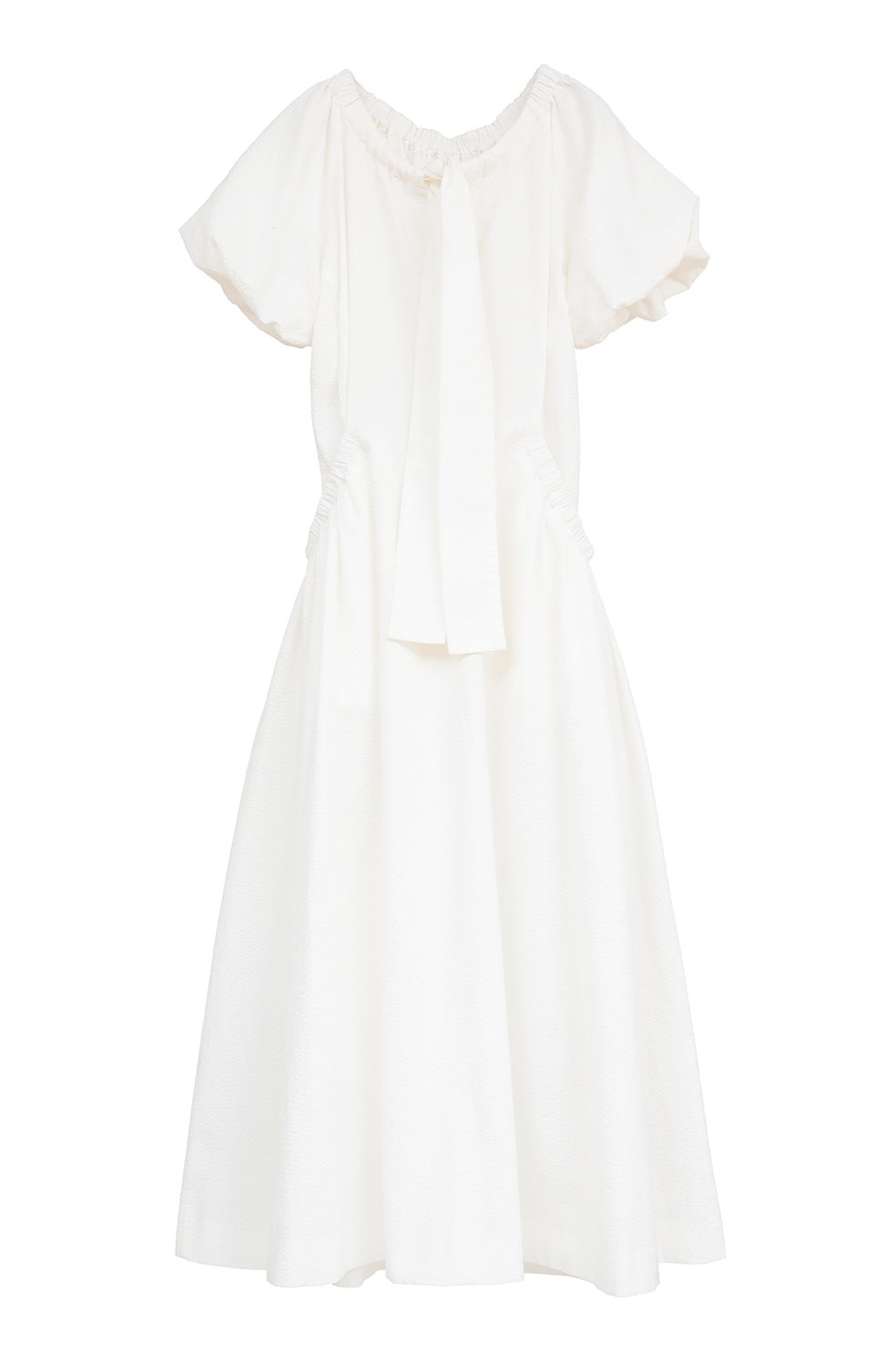GATHER POCKET RIBBON ONE PIECE｜DRESS(ドレス)｜MANOF OFFICIAL