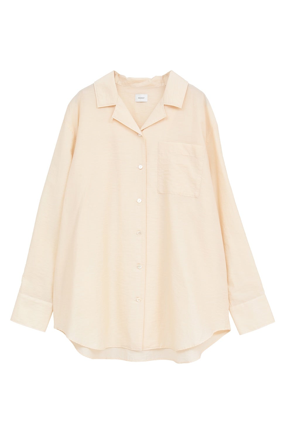 BACK LAYERED SHEER SHIRT｜TOPS(トップス)｜MANOF OFFICIAL ONLINE STORE