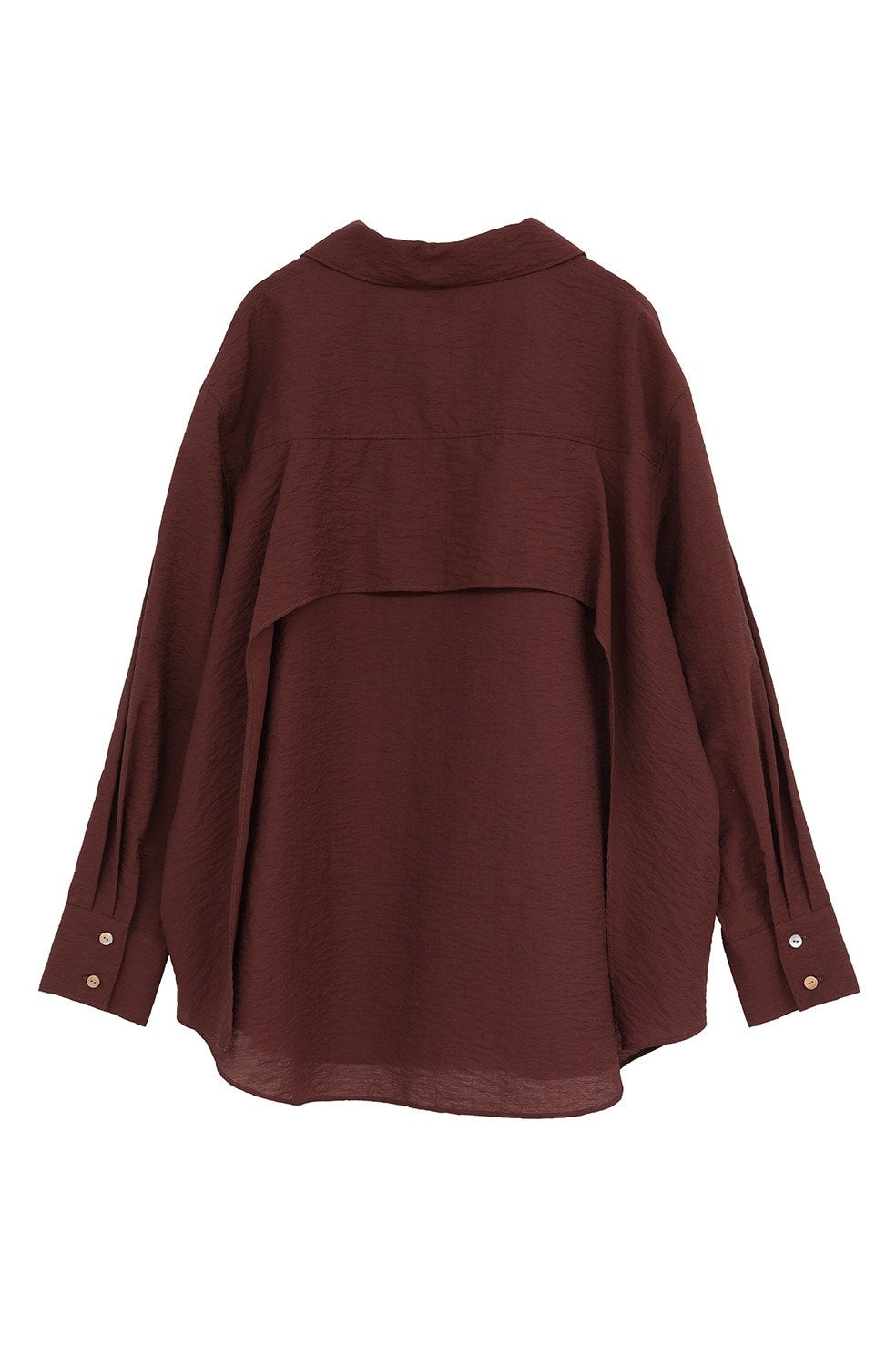 BACK LAYERED SHEER SHIRT｜TOPS(トップス)｜MANOF OFFICIAL ONLINE STORE