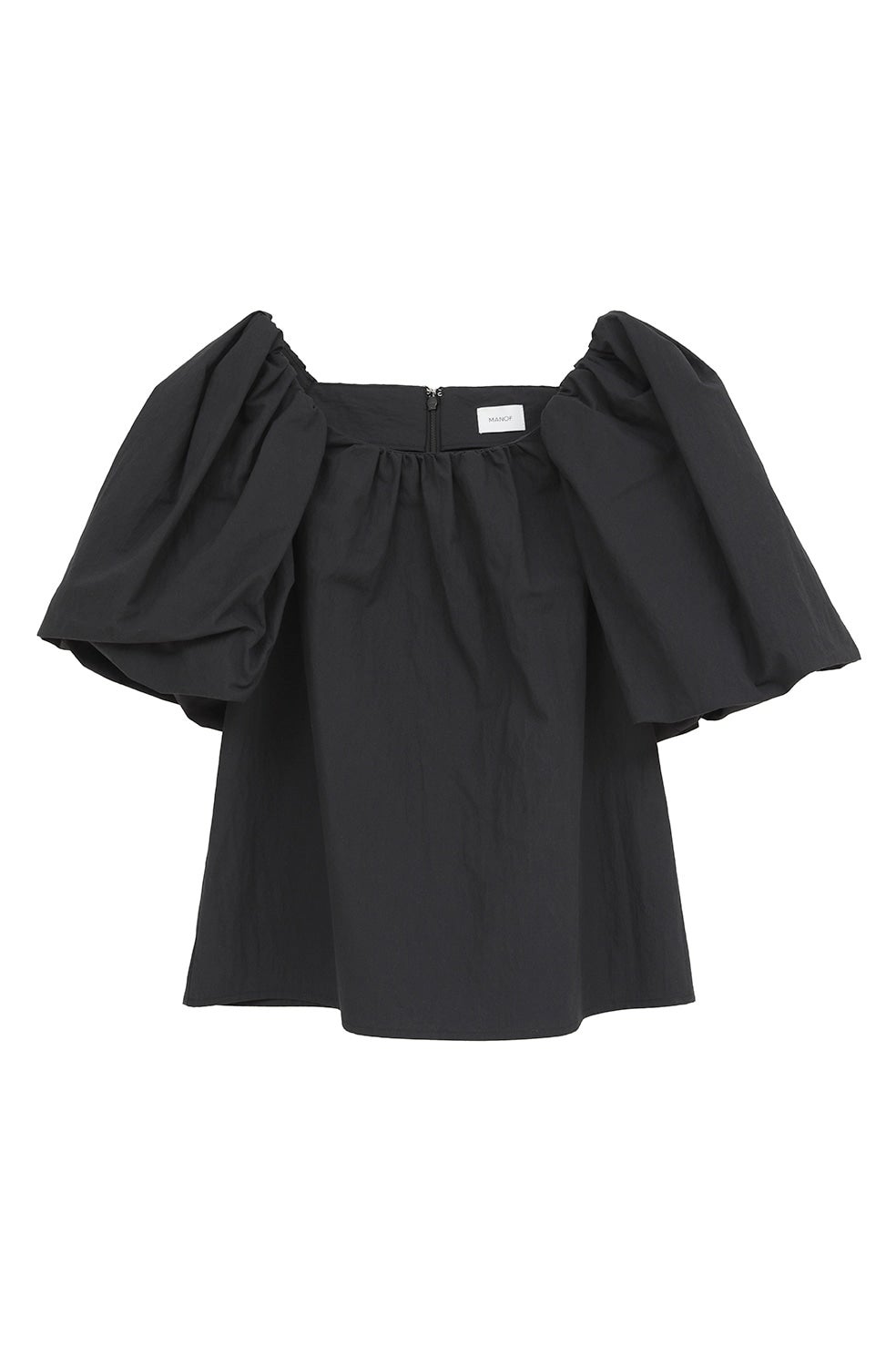 MANOF BALLOON SLEEVE BLOUSE ブラック M BALLOON SLEEVE BLOUSE｜TOPS(トップス)｜MANOF OFFICIAL ONLINE STORE