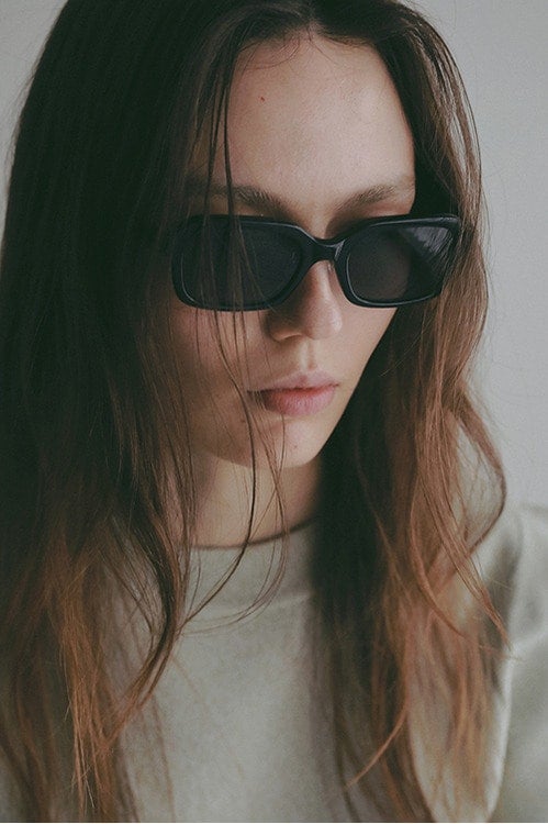 aim×MANOF RECTANGLE SHAPE SUNGLASSES