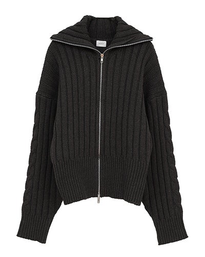 DOUBLE KNIT BALLOON BLOUSON