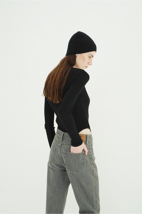 HENLEY NECK BODYSUIT