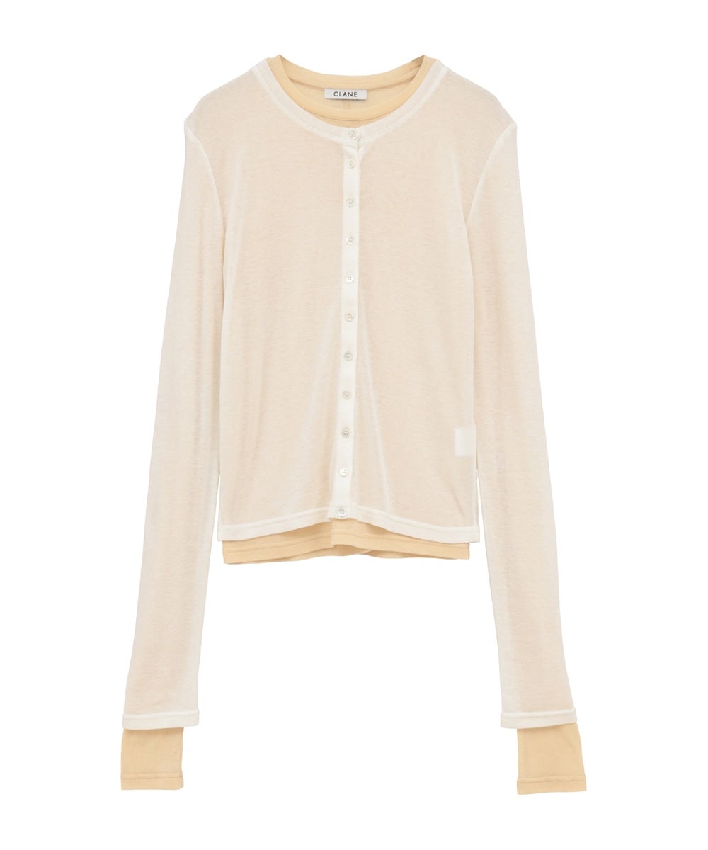 SOFT SHEER LAYERED TOPS｜클라네(CLANE) 공식 온라인 스토어