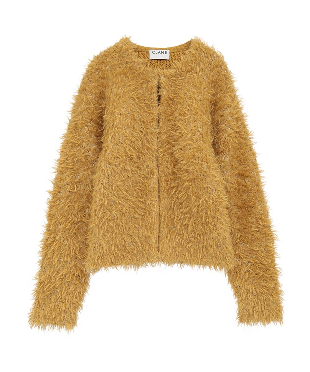 SHAGGY COMPACT KNIT CARDIGAN｜클라네(CLANE) 공식 온라인 스토어