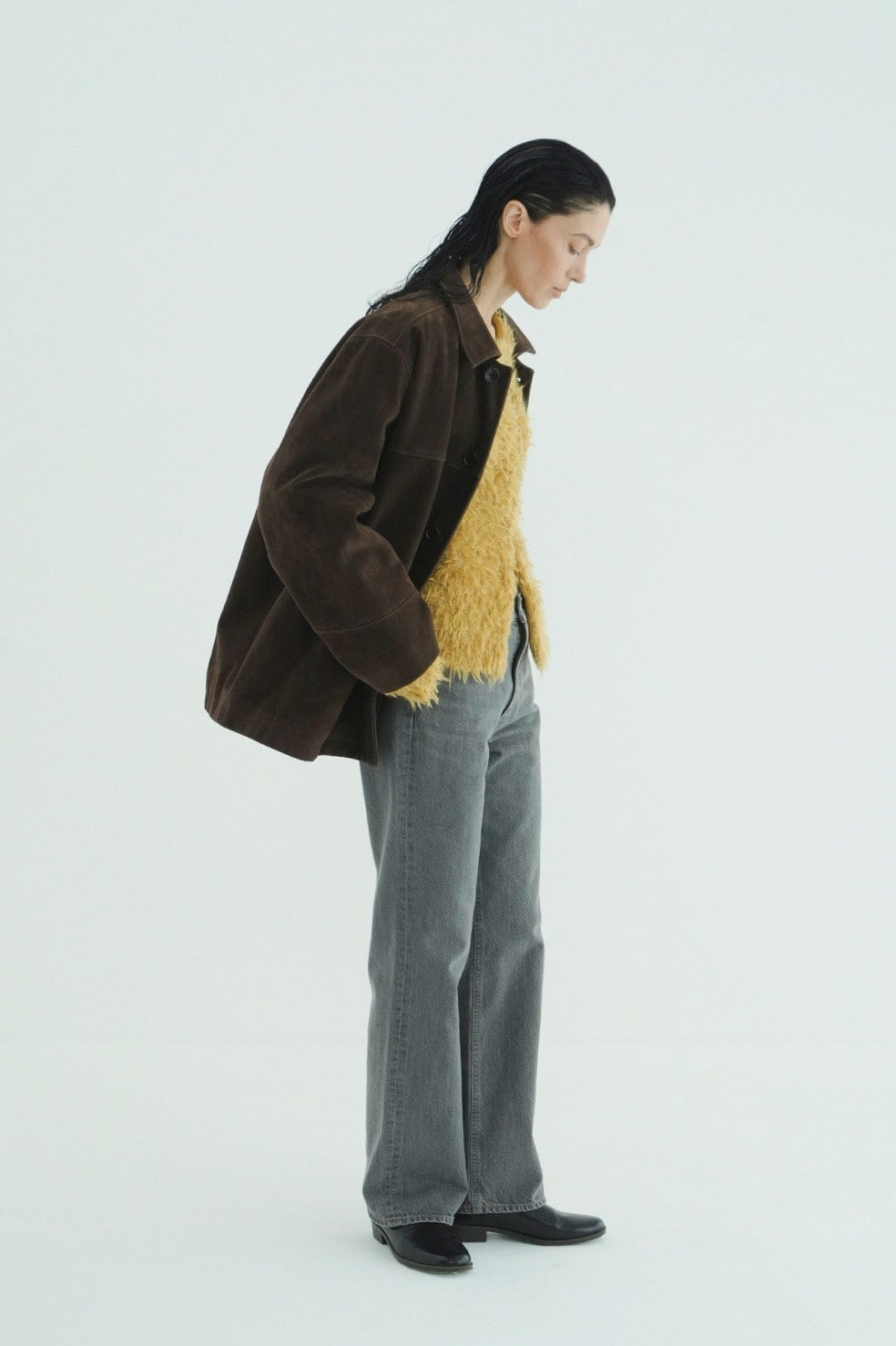 SHAGGY COMPACT KNIT CARDIGAN｜클라네(CLANE) 공식 온라인 스토어