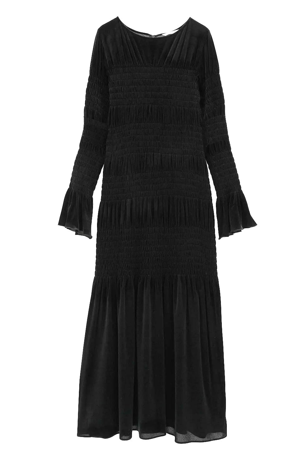 SHIRRING LONG ONEPIECE｜클라네(CLANE) 공식 온라인 스토어