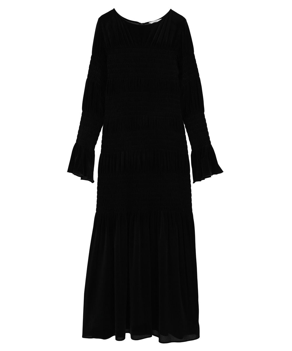 SHIRRING LONG ONEPIECE｜클라네(CLANE) 공식 온라인 스토어