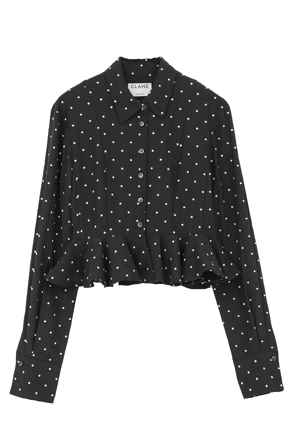 KIM YOU JUNG&times;CLANE DOT PEPLUM BLOUSE｜클라네(CLANE) 공식 