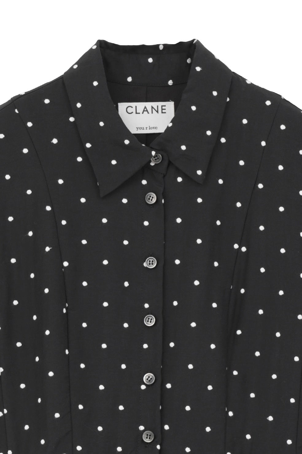 KIM YOU JUNG&times;CLANE DOT PEPLUM BLOUSE｜클라네(CLANE) 공식 