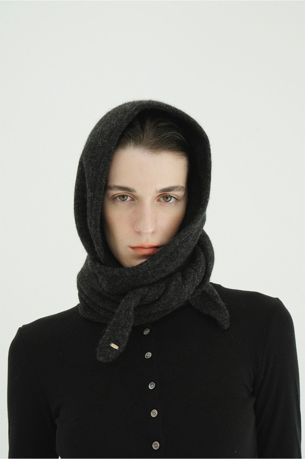 YAK KNIT HOODED MUFFLER｜클라네(CLANE) 공식 온라인 스토어
