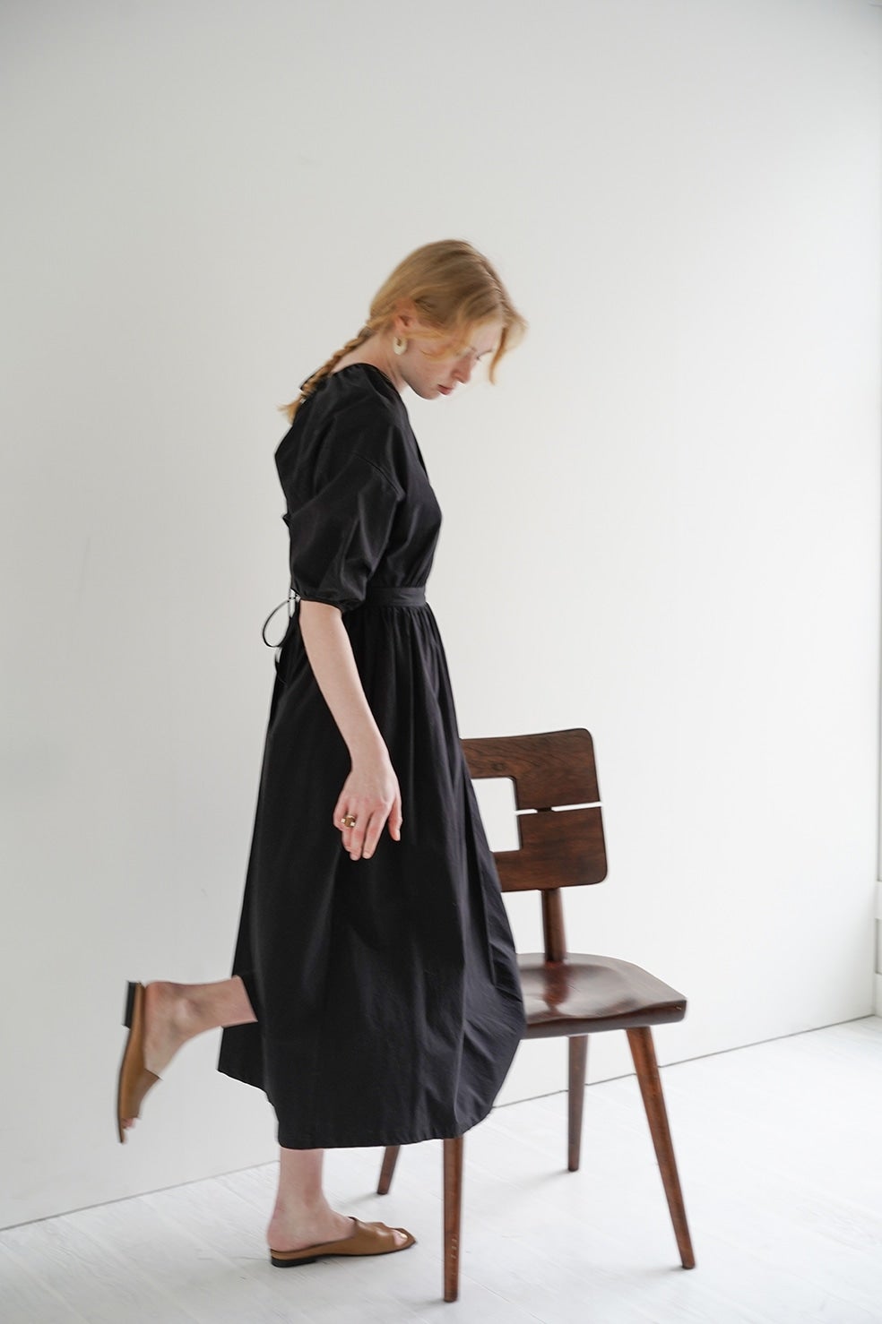 Back Schoen Gather One Piece Dress ドレス Clane Official Online Store