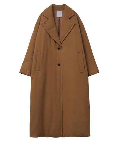 long wool blend coat