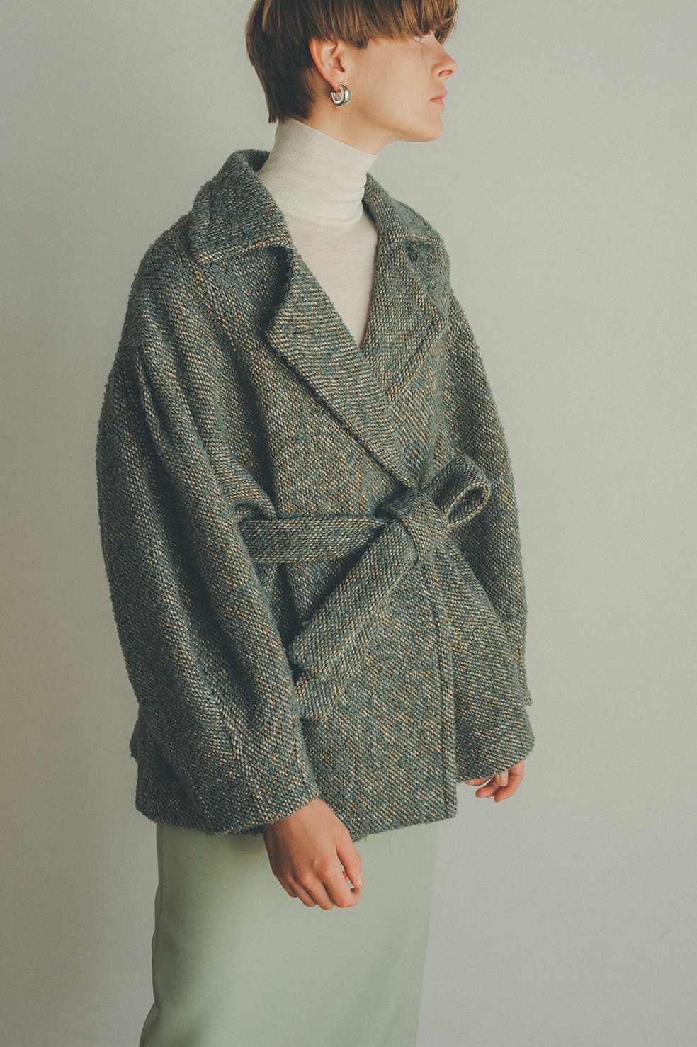 MIX LOOP TWEED BOX COAT｜OUTER PRE ORDER()｜CLANE OFFICIAL ONLINE STORE