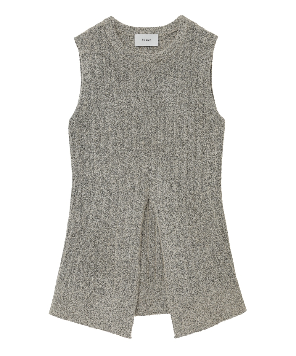 CLANE - sold out！！CLANE SLANT CUT KNIT TOPS 2の+bonfanti.com.br