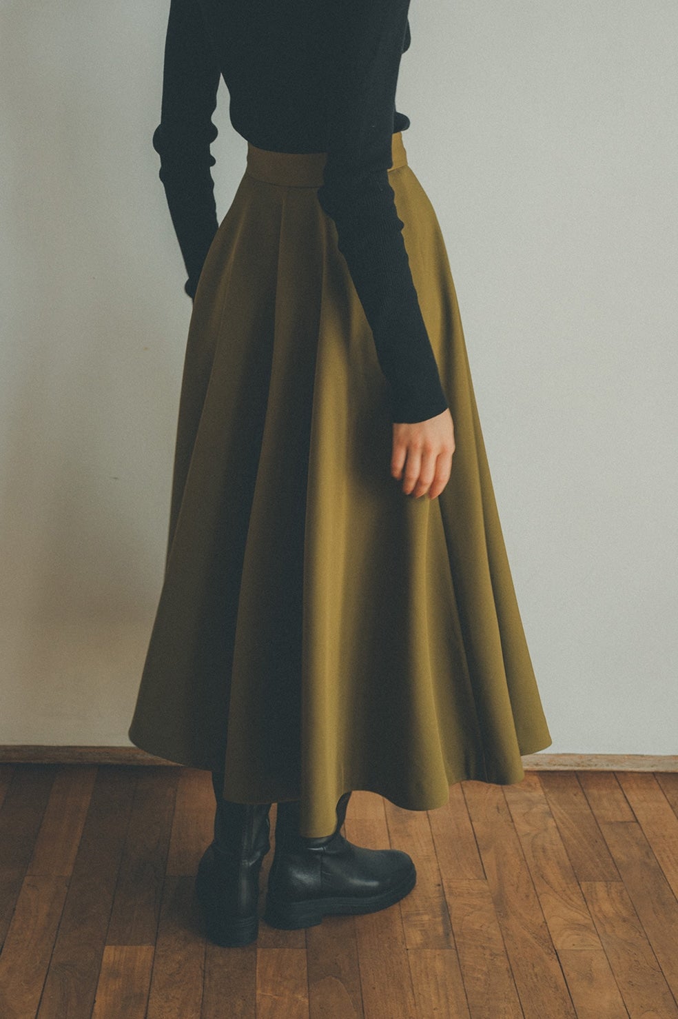 スカート CLANE DOUBLE CROSS CIRCULAR SKIRT CLANE クラネ / DOUBLE CROSS CIRCULAR SKIRT