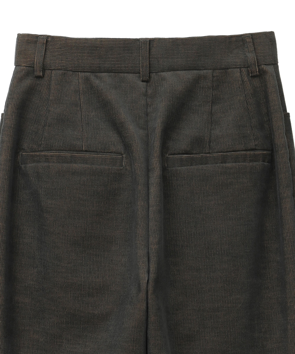 CHAMBRAY CORDUROY J/W STRAIGHT PANTS｜SKIRT/PANTS(スカート/パンツ)｜CLANE
