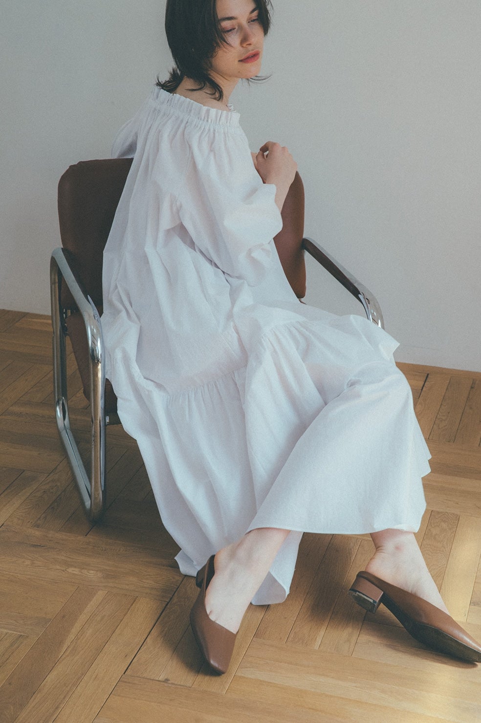 Two Way Shoulder One Piece Dress ドレス Clane Official Online Store