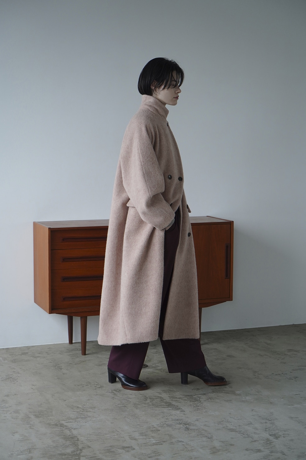 DOUBLE WOOL LONG COAT｜OUTER(アウター)｜CLANE OFFICIAL ONLINE STORE