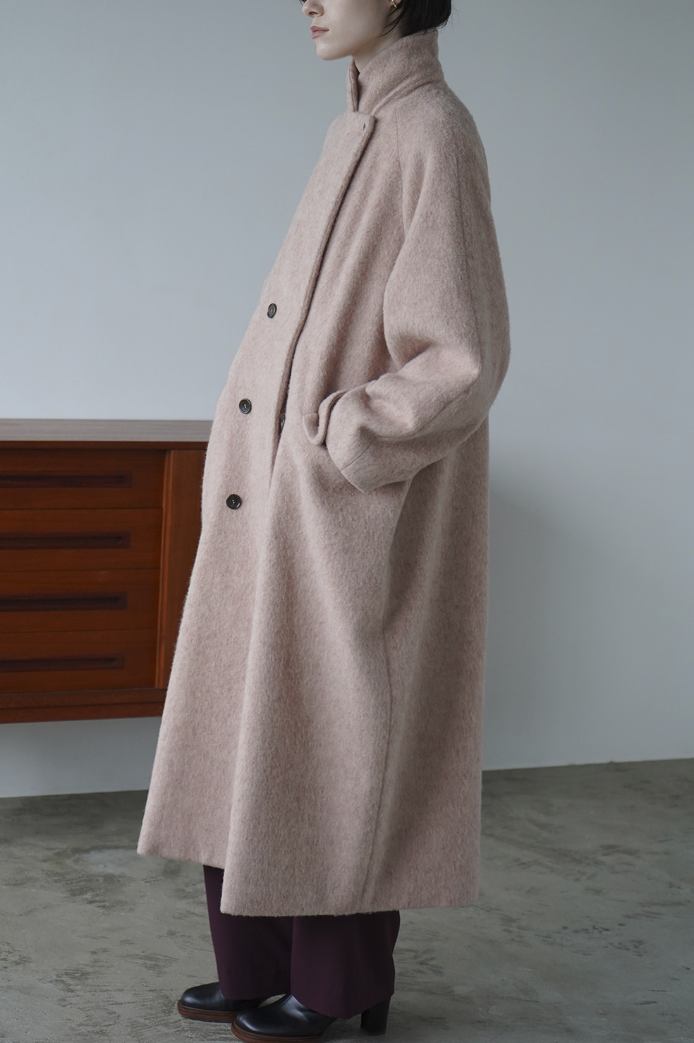 DOUBLE WOOL LONG COAT｜OUTER(アウター)｜CLANE OFFICIAL ONLINE STORE