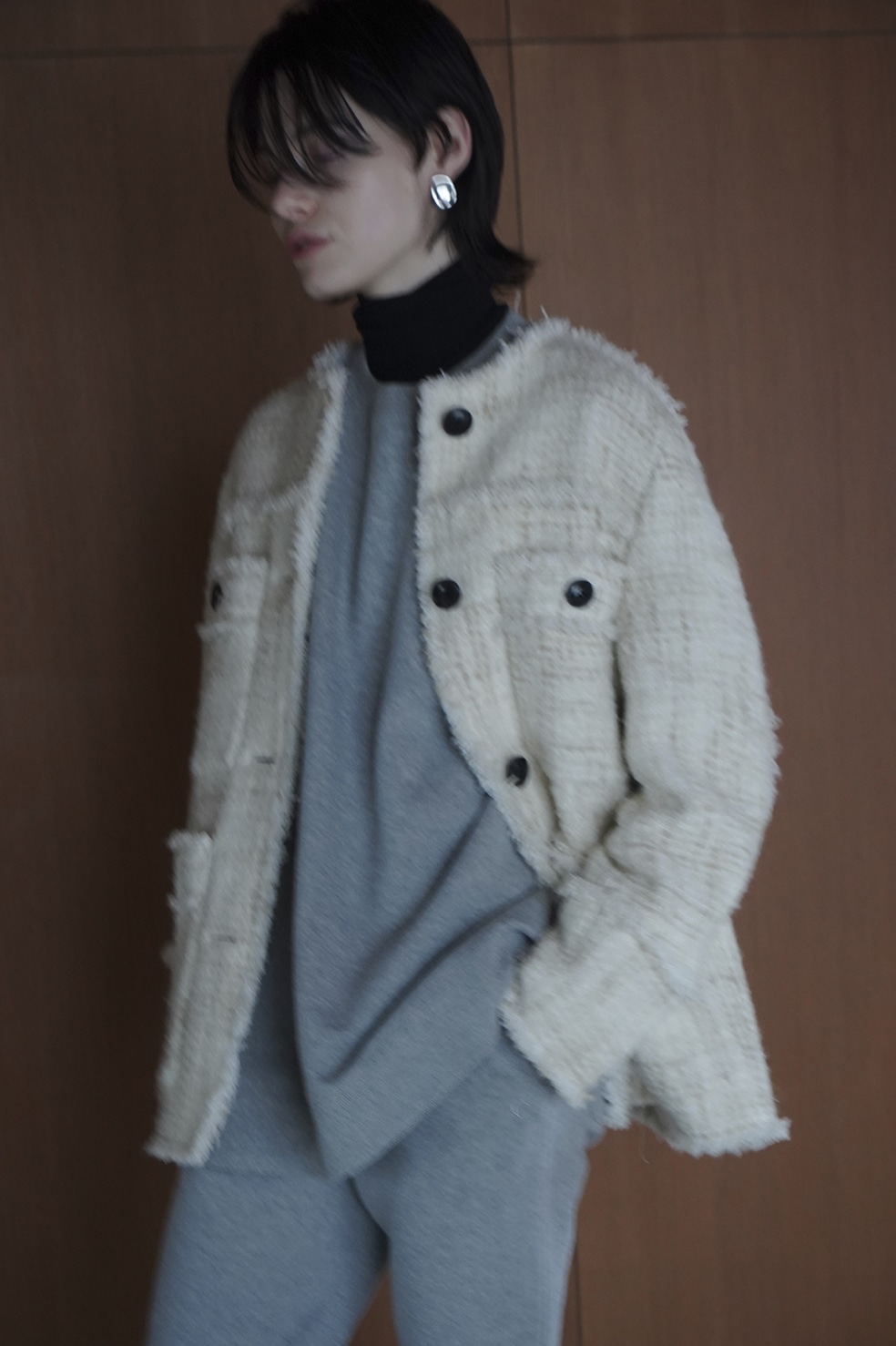 NO COLOR TWEED JACKET｜OUTER(アウター)｜CLANE OFFICIAL ONLINE STORE