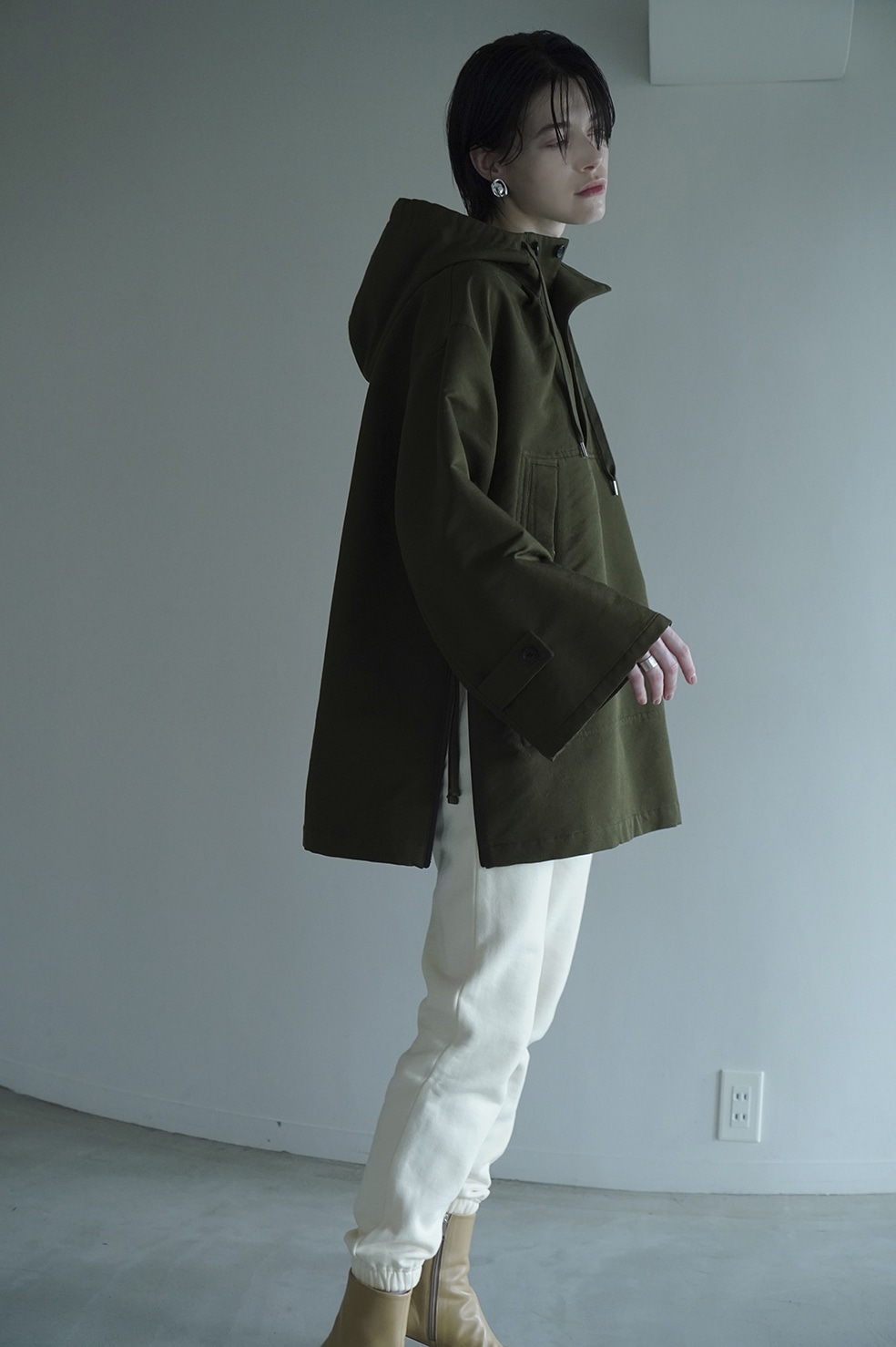 CLANE SIDE OPEN WIDE ANORAK ベージュ - burnet.com.ar