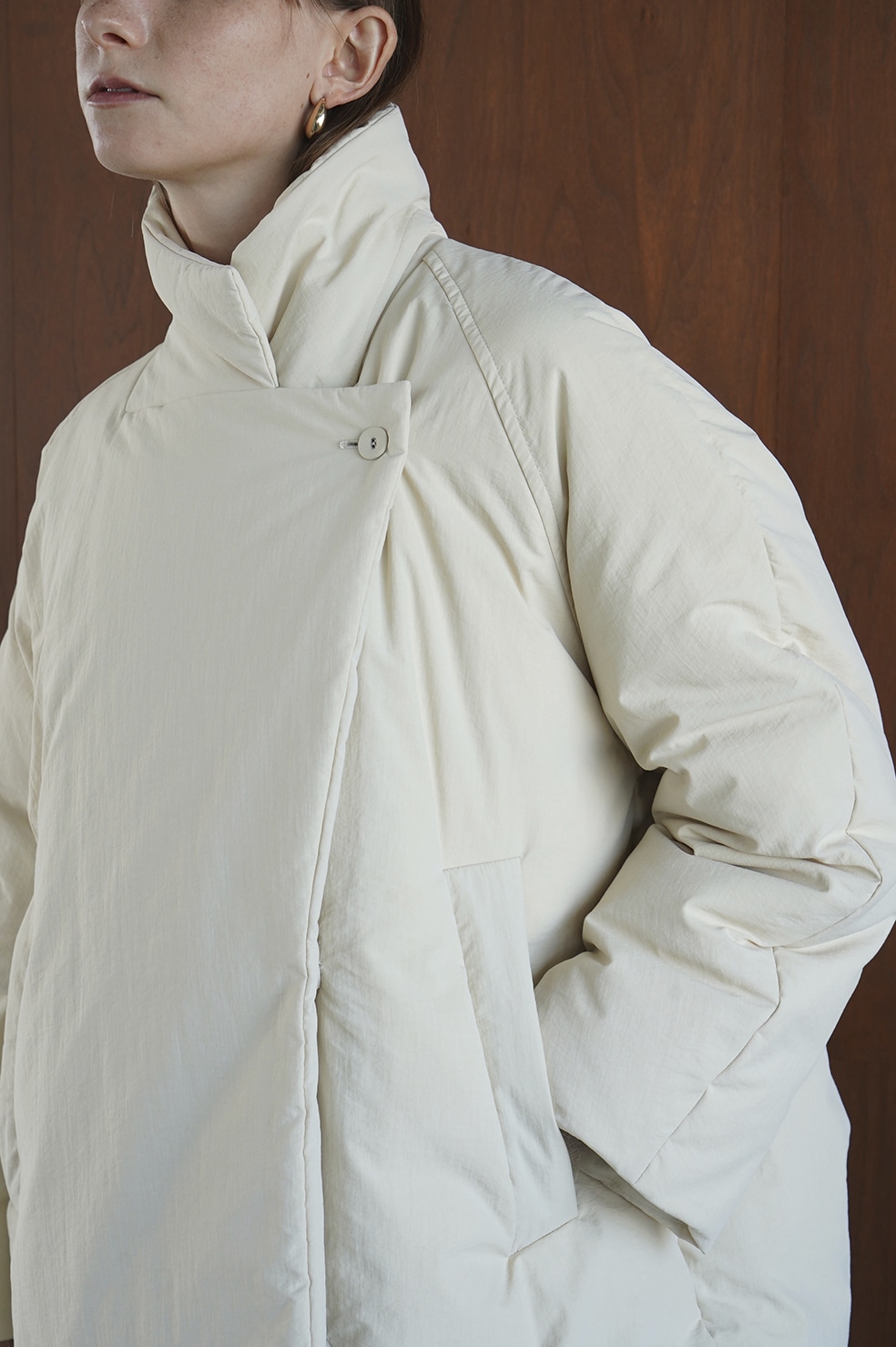 CLANE COCOON SHORT DOWN COAT 1 22AW ブラック ジャケット/アウター