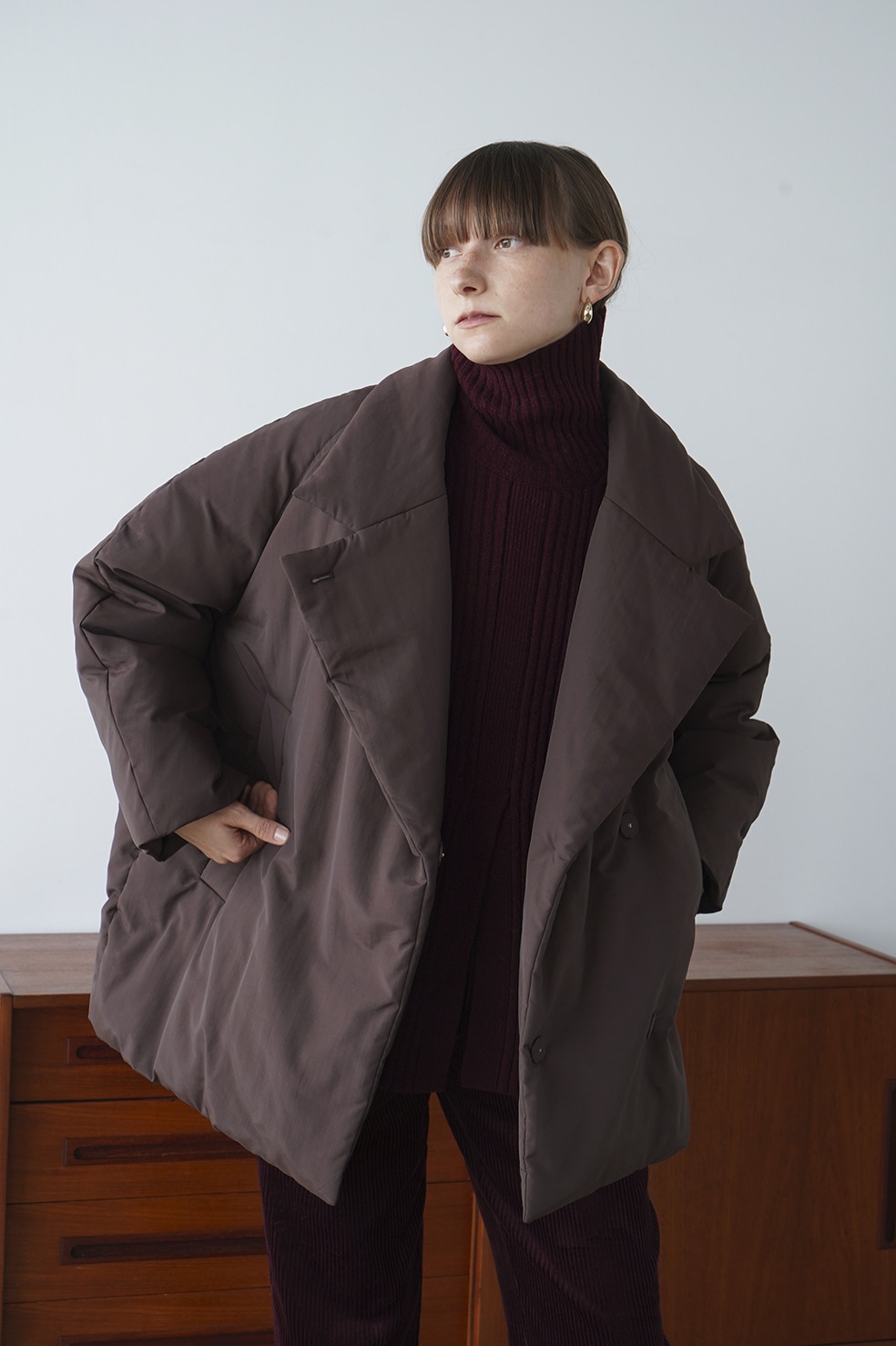 ダウンジャケット 【限定価格！】CLANE COCOON SHORT DOWN COAT