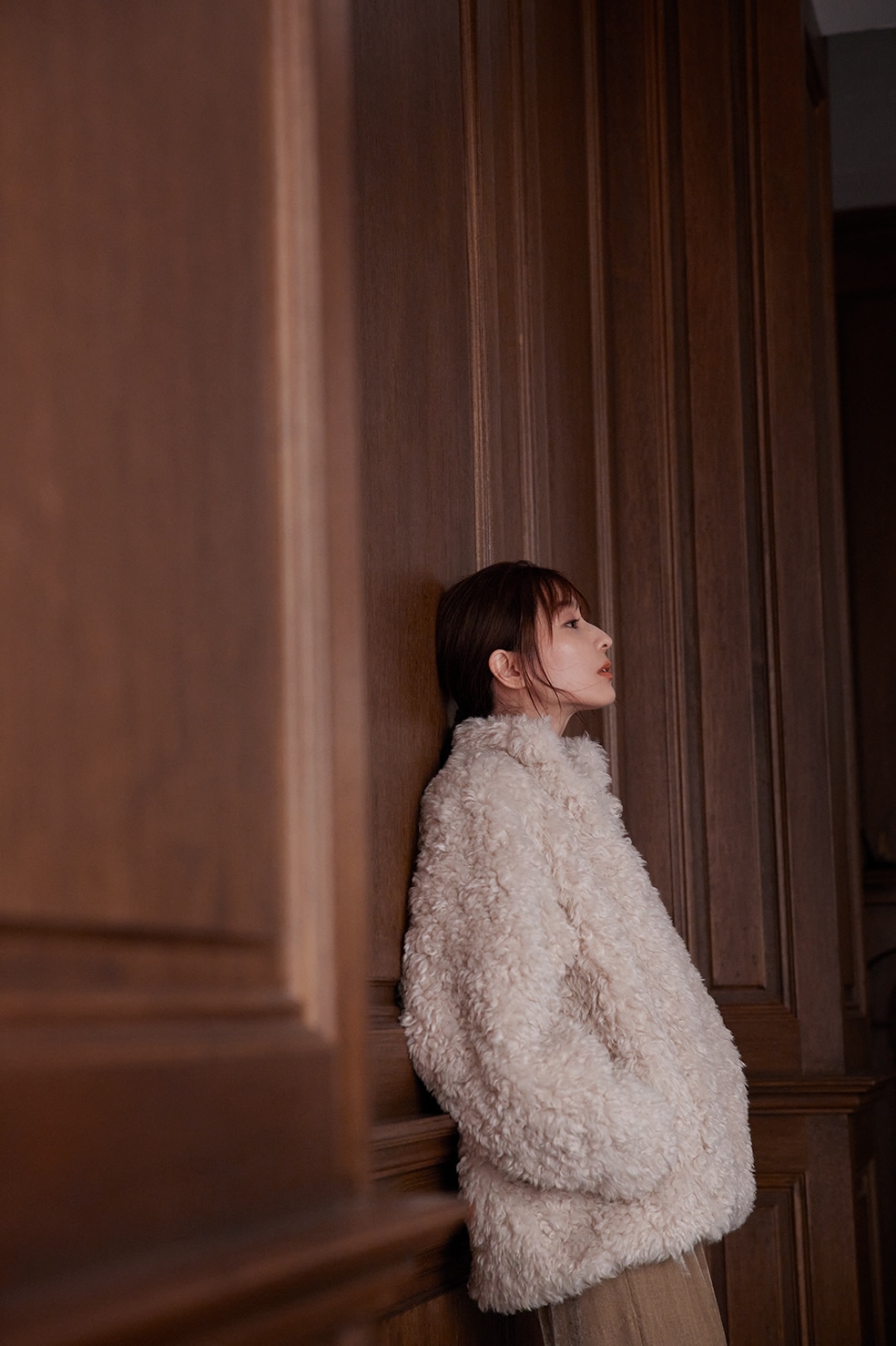 MINAMI TANAKA×CLANE CURL FUR SHORT COAT - 毛皮/ファーコート