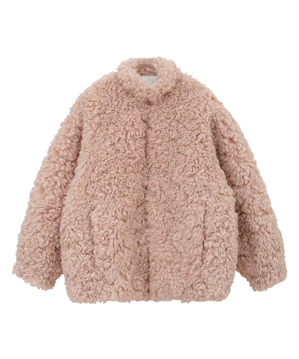 MINAMI TANAKA×CLANE CURL FUR SHORT COAT | kensysgas.com